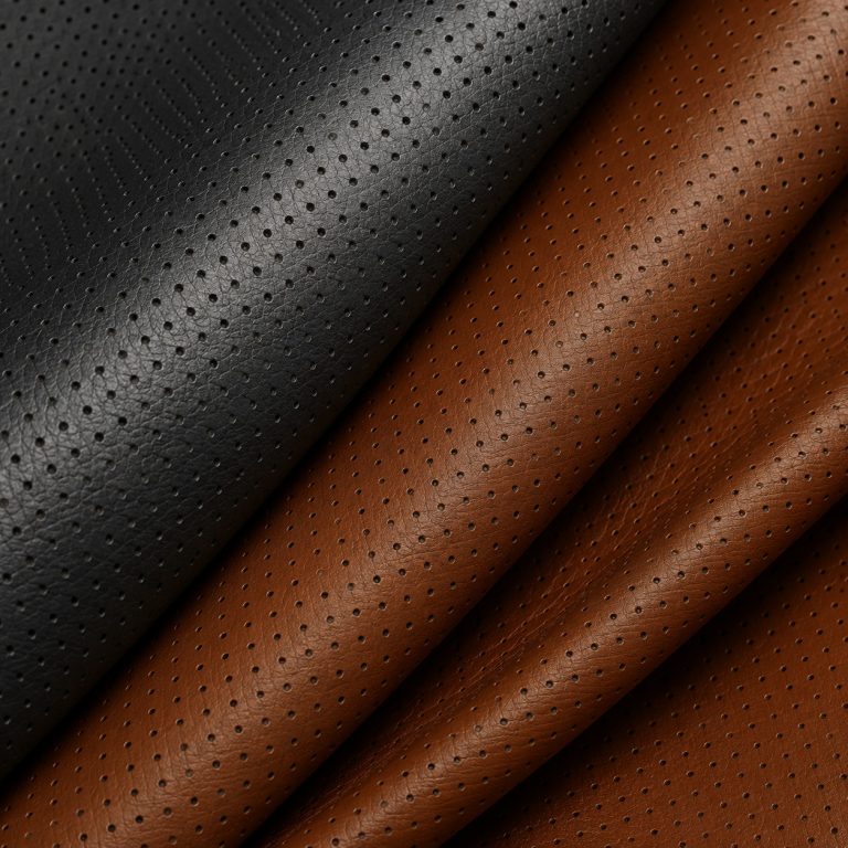 perforated leather